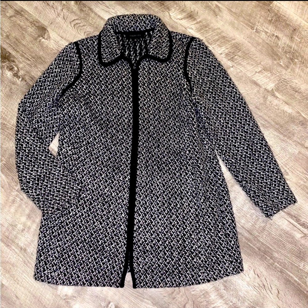 Talbots tweed wool coat